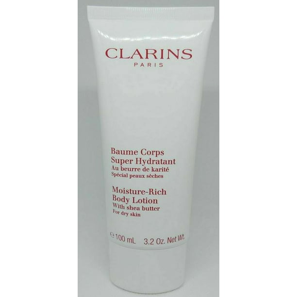 Clarins Moisture Rich Body Lotion Dry Skin Shea Butter 30ml Size - Walmart.com