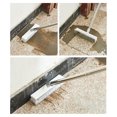 thumbnail image 4 of Ceramic Tile Floor Brush Scraper Hard Bristle Rubber Two-in-One Adjustable Height Rotating Brush Head Dual Cleaning Design Bathroom Cleaning Tool with Hanging Hook 1 Piece Floor Brush Set, 4 of 8