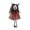 Orange, variant on Halloween Ghost Hanging Decoration with Bells, Ghost Yard Ornament for Porch Garden Tree Haunted House, Outdoor Indoor Hanging Doll for Halloween Party Decor 3.5x6.7Inch