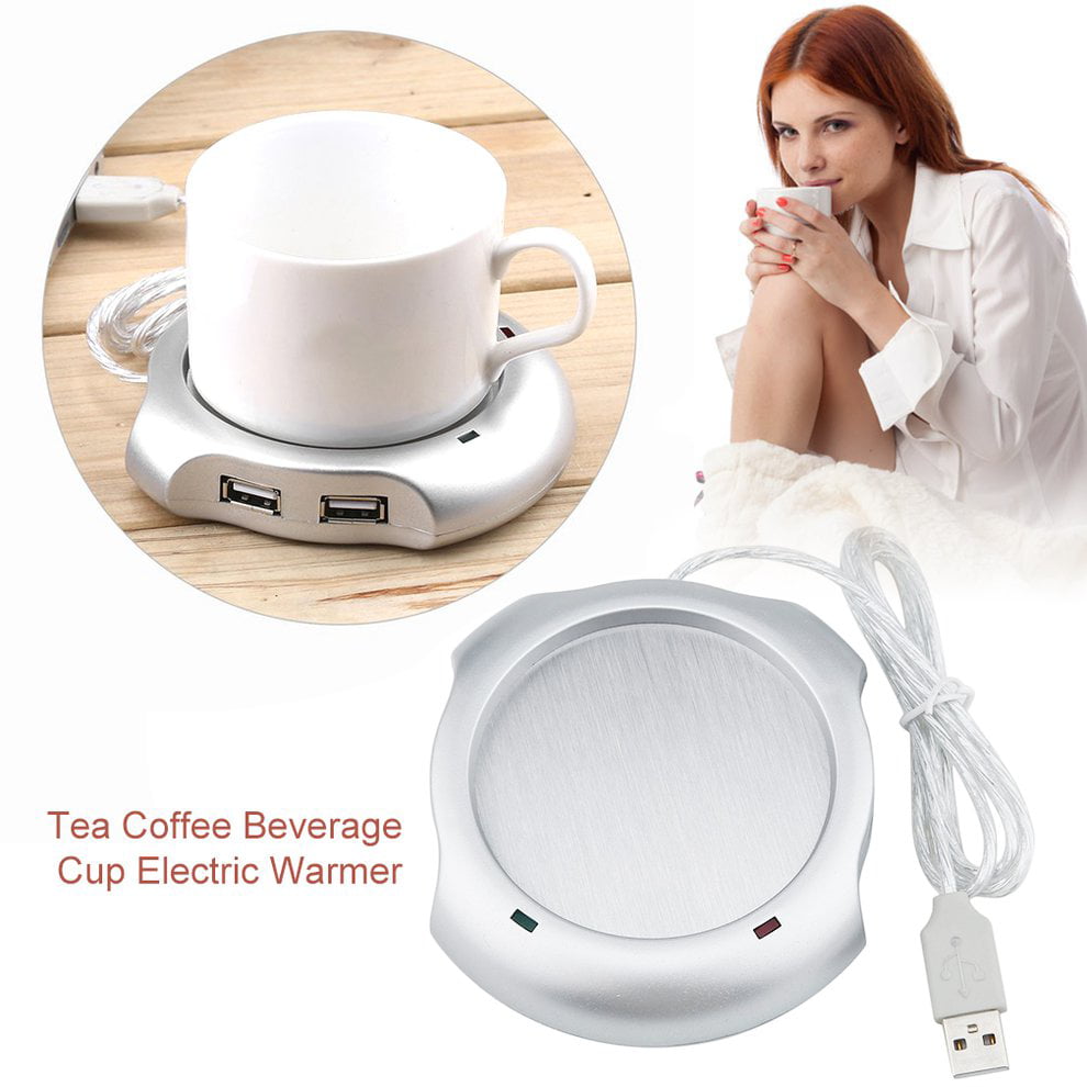 Electric Coffee Mug Warmer  Heating Plate Tea Milk Cup Heater Pad Portable 