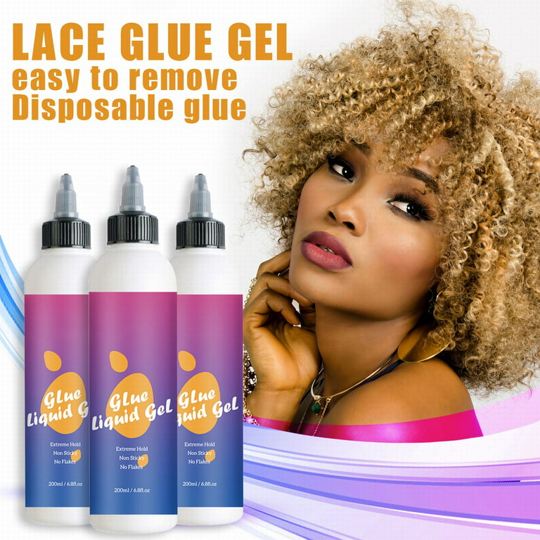 HSMQHJWE Korean Gadgets Wig Glue Gel One Time Quick Drying For Easy Wig  Removal Quick Acting Mild For Wig Systems To Remove Hairspray 200ml Face  Swelling 