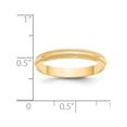 thumbnail image 5 of USA - 14k Yellow Gold 3mm LTW Milgrain Half Round Band Size 10, 5 of 5