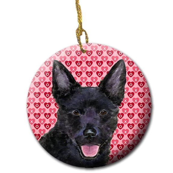 Carolines Treasures  Australian Kelpie Ceramic Ornament