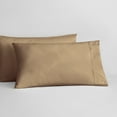 thumbnail image 3 of SGI Bedding 2 Piece 26X26 Shams Taupe Solid 600 Thread Count Standard Shams, 3 of 8