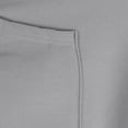thumbnail image 6 of Womens Hoodies Winter Fall Oversized Hooded Puff Sleeves Bell One Shoulder Drawstring Plain Leisure Cotton Pullover Top(Grey,L), 6 of 6