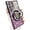Purple, variant on for Samsung Galaxy S24 Ultra Glitter Kickstand Case, [Compatible with MagSafe] Girl Woman Makeup Mirror Cute Bling Rhinestones Cover Camera Lens Protector Ring Stand for S24 Ultra (Black)