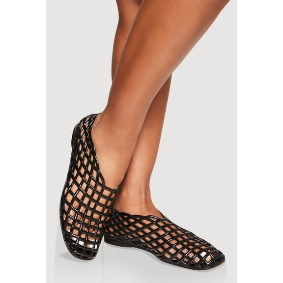 Women's Jelly Cut Out Flats