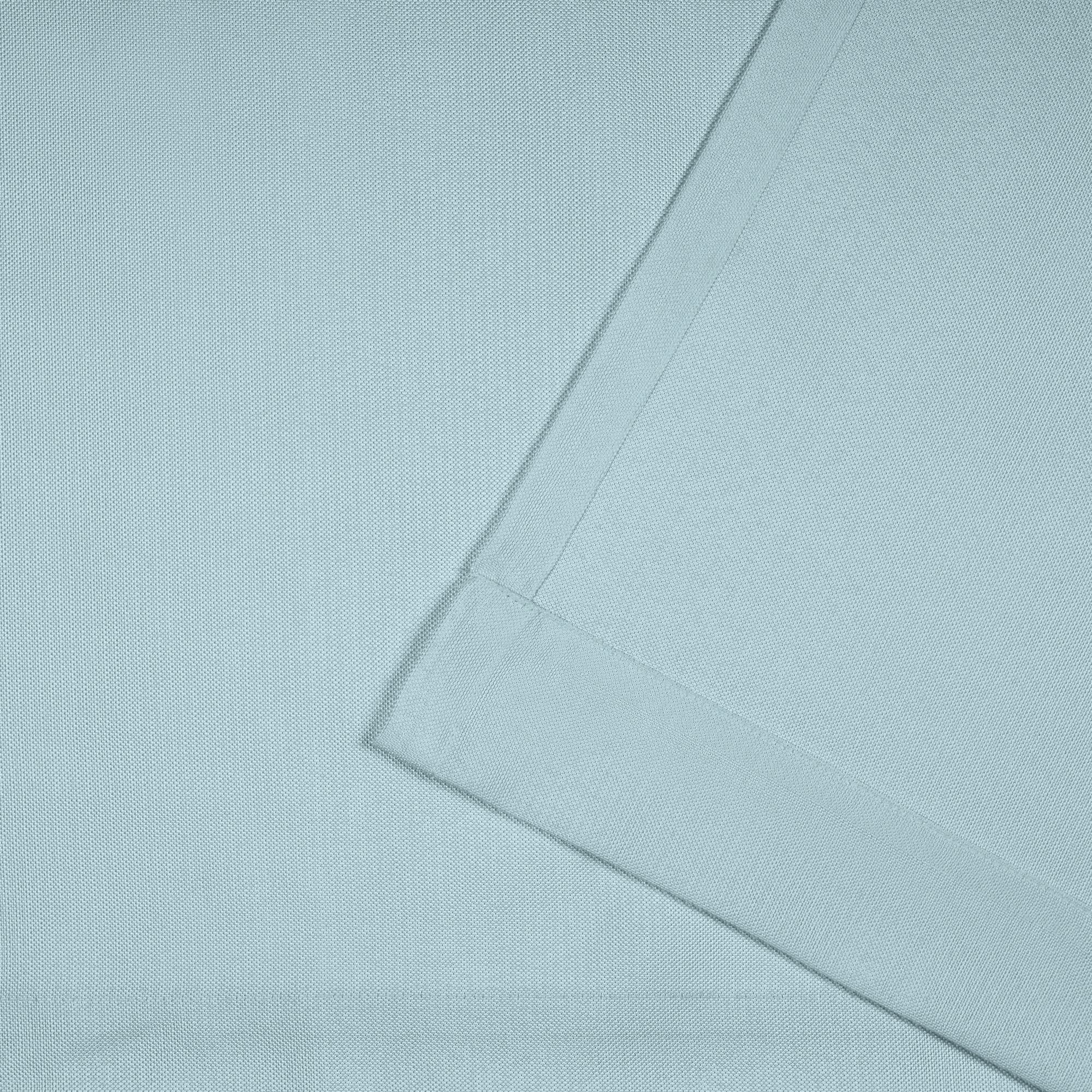 Exclusive Home Curtains Biscayne Indoor/Outdoor Two Tone Textured Tab Top Curtain Panels, 54"x84", Pool Blue, Set of 2
