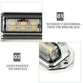 thumbnail image 3 of 2 uds luz LED de matrícula DC 12V-24V luz de matrícula automotriz luces marcadoras de remolque de coche para camión SUV remolque furgoneta, 3 of 4