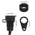 thumbnail image 5 of USB Charging Socket Dual-USB Charger- Plug Socket Adapter for MT-09 SP-XSR700, 5 of 8