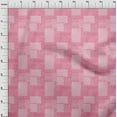 thumbnail image 4 of oneOone Rayon Pink Fabric Geometrical Craft Projects Decor Fabric Printed By The Yard 56 Inch Wide, 4 of 4