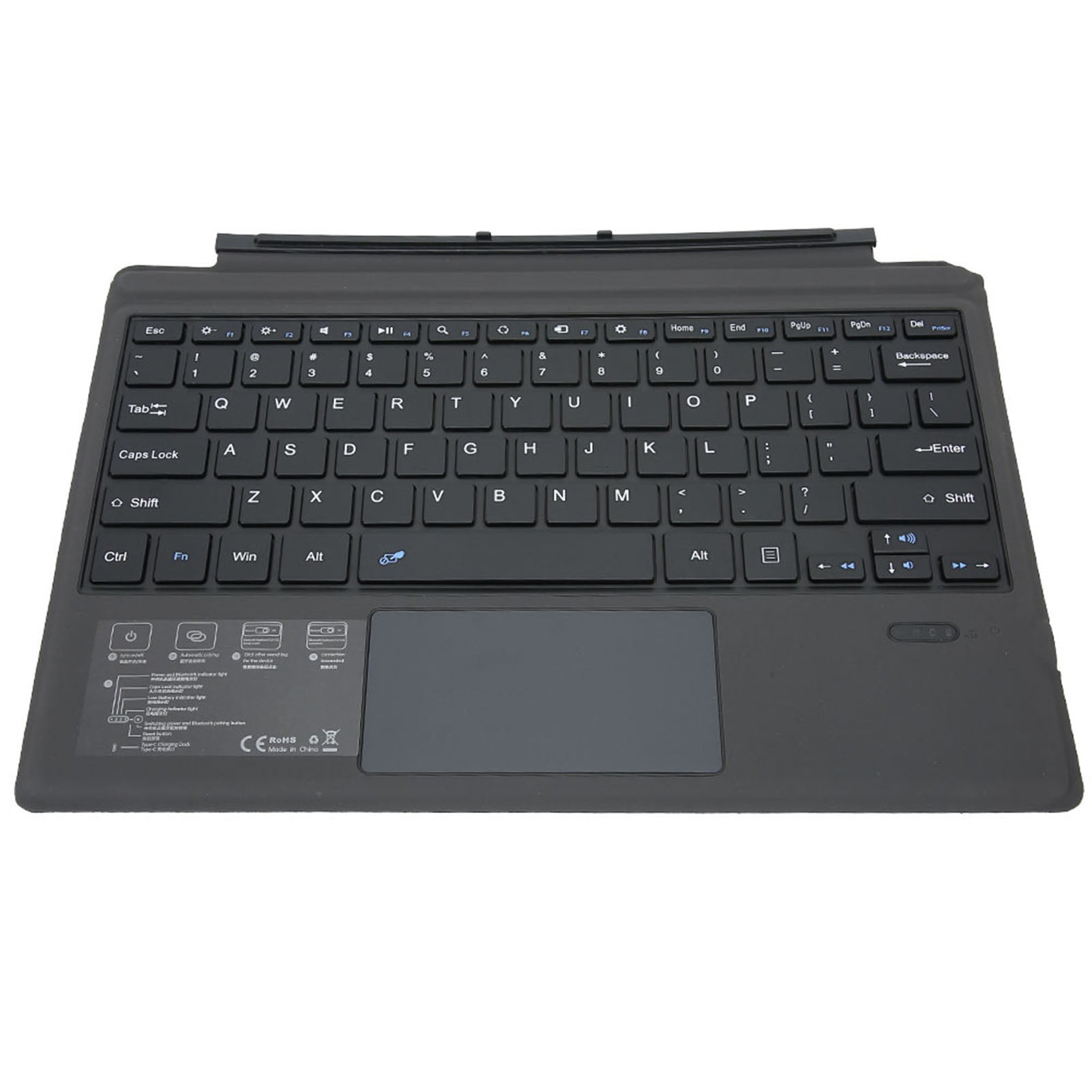 Bluetooth Wireless Magnetic Absorption Slim Keyboard For Microsoft surface pro3/4/5 Tablet PC