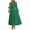 Dark Green, variant on FreshPretty Fall Dresses for Women Casual Long Sleeve V Neck Elastic Waist Lightweight Maxi Wedding Guest Dress Pockets