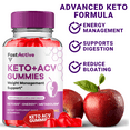 thumbnail image 2 of (3 Pack) Fast Active Keto ACV Gummies FastActive Supplement, Fast Activ Maxmium Strength Apple Cider Vinegar Formula (180 Gummies), 2 of 8