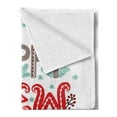 thumbnail image 2 of Happy New Year Soft Flannel Fleece Throw Blanket, Typography in Ornaments Details Motifs, Cozy Plush for Indoor and Outdoor Use, 70" x 90", Multicolor, by Ambesonne, 2 of 5