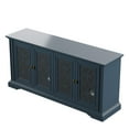 thumbnail image 5 of Twin Star Home Sideboard with Tempered Glass Panels with Tempered Glass Panels in Fontana Blue, 5 of 10