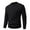 Black, variant on Men Striped Elastic Knit Sweater Warmth Laziness Loose Casual Round-Neck Sweater