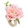 thumbnail image 4 of Napkin Button Simple Simulation Flower Ring Artificial Flowers Garland Christmas Decoration For Birthday Party Buckle, 4 of 19