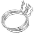 thumbnail image 4 of WHAMVOX  6 Pcs Pegboard Cup Holder Rings Utility Hooks Accessories Silver, 4 of 8