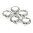 thumbnail image 4 of Cabinet Knob, Wardrobe Knob Clear   Glass Single Hole  For Drawer, 4 of 7