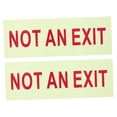 thumbnail image 4 of Clispeed 2Pcs Glow in Dark Not An Exit Sign Red Plastic Door Safety Sign for Shop Use, 4 of 8
