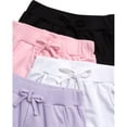 thumbnail image 4 of Real Love Girls Active Shorts Lightweight French Terry Bermuda Shorts with Elastic Waistband, 4 of 7