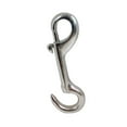 thumbnail image 5 of 4 Pcs Marine Boat 5"L Bolt Snap Hook Open Eye Bolt Hook Snap Lock Stainless Steel, 5 of 6