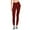 Burgundy, variant on Women's Fleece Lined Leggings in Regular and Plus Size Full Length