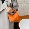 thumbnail image 4 of Warm Winter Lightweight Quilted Tote Bag Purse Shopper Bag Plaid Handbags WHITE, 4 of 8