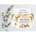 thumbnail image 4 of Inkdotpot 30Jungle Animals Gender Neutral Baby Shower Book Request Cards Bring A Book Instead Of A Card Baby Shower Invitations Inserts Games, 4 of 6