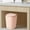 🔥 Pink#527, variant on Silent Lid Trash Can | Small Plastic Waste Bin for Bathroom Bedroom Office | Quiet One-Touch Open & Close | Modern Space-Saving Recycling Bin | 9.1x7.5x11.8in White Blue | Easy Bag Change | 1pc