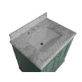 thumbnail image 4 of Nantucket 30" Bathroom Vanity with Sage Green Cabinet and Carrara Marble Top, 4 of 6