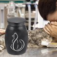thumbnail image 1 of Pet Ash Urn Urn Box Final Reconfortante Lugar de Ataúd Cremación s conmemorativas de acero inoxidable para caja funeraria Fernando Urna de cremación, 1 of 8