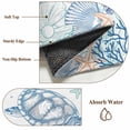thumbnail image 2 of Ocean Sea Turtle Area Rug 6x9 Washable Rug Non Slip Summer Coastal Beach Starfish Corals Large Area Rug Soft Stainresistant Indoor Floor Carpet for Living Room Bedroom Home Office Dining Room Nursery, 2 of 7