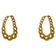 thumbnail image 1 of Gargantilla Vintage Qarigey para mujer collar bohemio con cadena gruesa colgantes adorno de moda Amarillo, 1 of 6