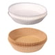 thumbnail image 4 of 100 alfombrillas para hornear de vapor de pulpa de madera con revestimiento de papel desechable para freidora de aire (marrón) Ndcxsfigh Nuevos Originales, 4 of 9
