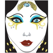 Egyptian Face Decal Adult Halloween Accessory
