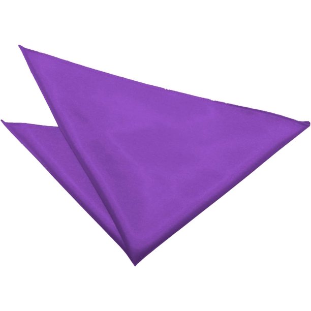Trimming Shop Men's Pocket Square Handkerchief Plain Satin for Formal