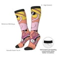 thumbnail image 6 of Haiem Flamingo Riding a Bicycle Socks, Funny Novelty Crazy Design Cotton Socks Sports Socks Knee High Socks For Men, Women,1Pairs - Gift For Working Friends, 6 of 8