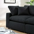 thumbnail image 5 of Modway Commix Down Filled Overstuffed Boucle Fabric Loveseat in Black, 5 of 5