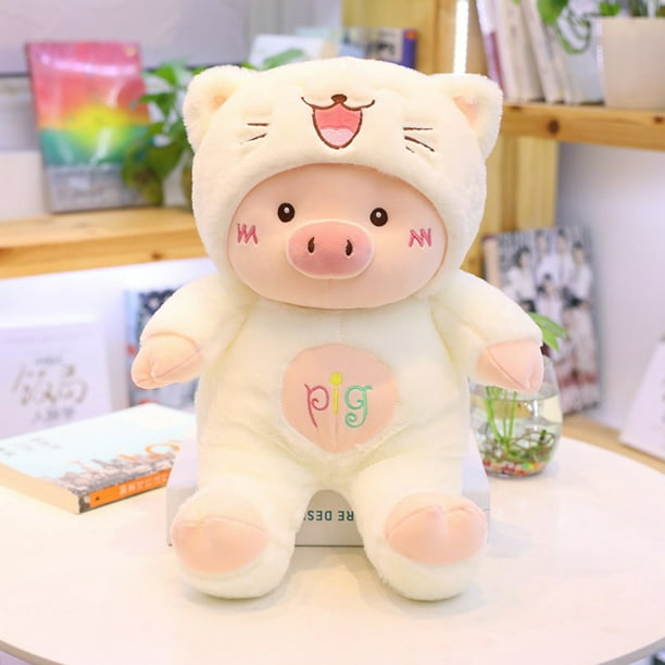 Fairnull Funny Pig Coplay Cats Bear Doll Plush Stuffed Toy