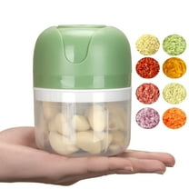 Luxtrada Mini Garlic Chopper, Electric Garlic Blender Portable Food Chopper Rechargeble Mini Garlic Mincer for Dicing, Ginger, Chili, Fruits, Onions Pepper and Baby Food 100ML&250ML