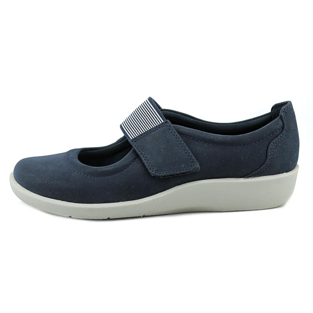 Clarks Cloudsteppers Sillian Cala Women Round Toe Synthetic Blue Mary Janes Clarks Cloudsteppers Sillian Cala Women Round Toe Synthetic Blue Mary Janes