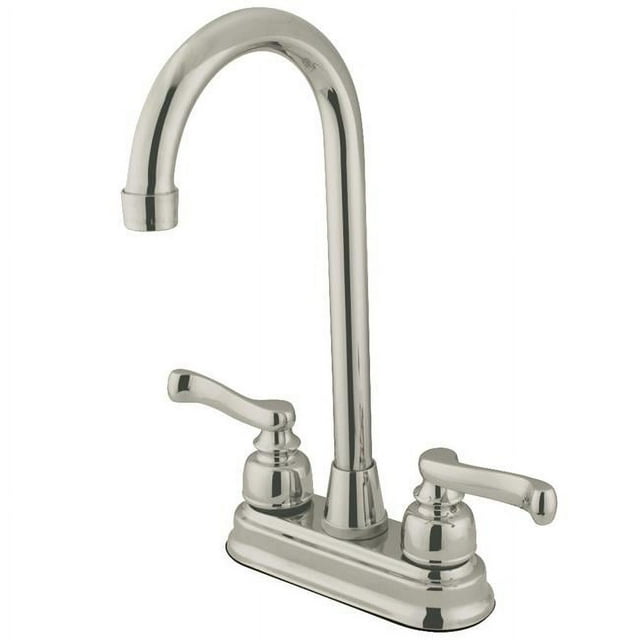 Kingston Brass KB8498FL 2.63 in. Bar Faucet, Brushed Nickel