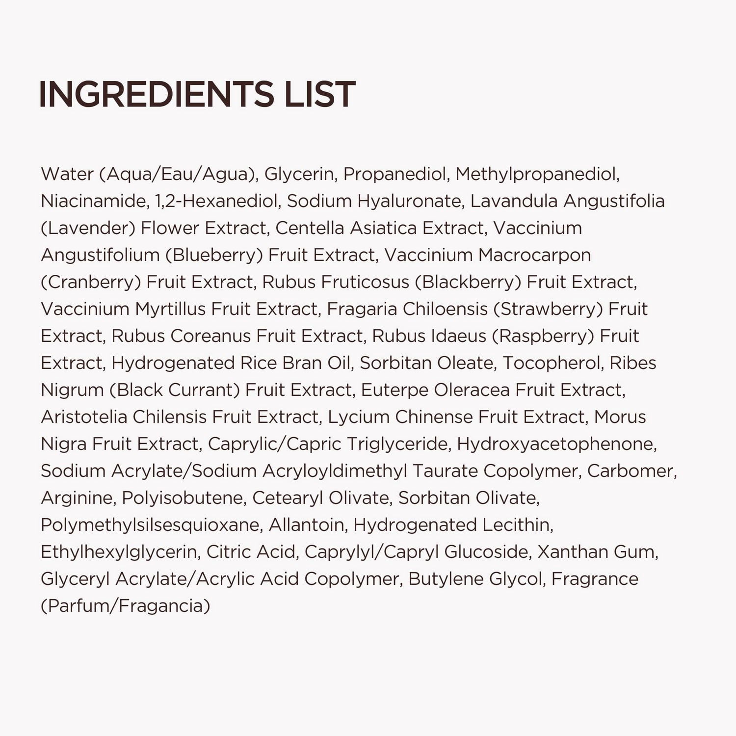 Food Story Hydratant Revitalisant Myrtille