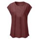thumbnail image 5 of ICHUANYI Clearance Women Casual V-Neck Solid Color Casual Loose Fit Basic Blouse(Wine, XL) ICHUANYI WER2023080905687, 5 of 5