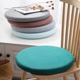 thumbnail image 3 of Lishi Dark Green Round Memory Foam Cushion Stool Cover - 35cm, 3 of 3