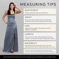 thumbnail image 4 of David’s Bridal, The Edit by DB Studio Women's Formal Basque Waist Sheath Dress, Full Length, Stretch Satin, 4 of 5