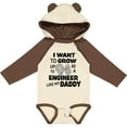 thumbnail image 3 of Inktastic I Want To Grow up To Be a Engineer Like My Daddy Boys or Girls Long Sleeve Baby Bodysuit, 3 of 5