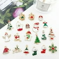 thumbnail image 3 of GKNET 20 Pcs Christmas Phone Pendant Xmas Charms Pendants Jewelry, 3 of 9